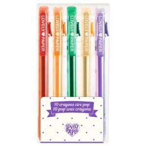 5 Creioane Cerate Nuante Pop Djeco9145