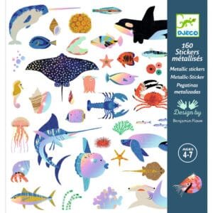 Abtibilduri Metalice Ocean Djeco10280