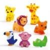 Animalute Din Silicon Troopo Savana, Djeco 5 Animalute Din Silicon Troopo Savana Djeco3648