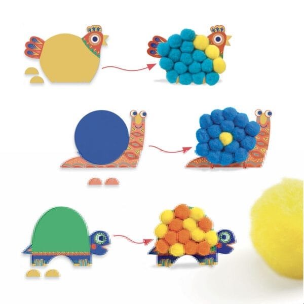 Atelier Creativ Animale Pufoase Djeco5972
