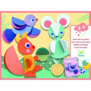 Atelier Creativ Cercuri Si Cerculete De Lipit Djeco6724