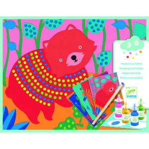 atelier creativ cu buline pointillisme djeco6730