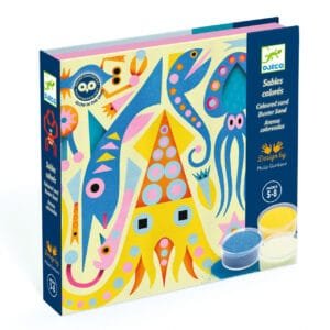 atelier creativ cu nisip fluorescent luminile din ocean djeco12924