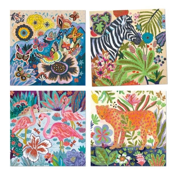 Atelier Creativ Cu Sclipici Tropico Djeco4663