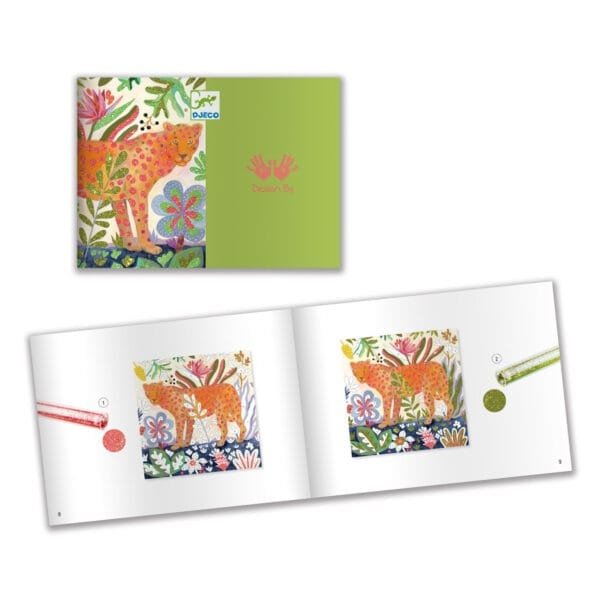 Atelier Creativ Cu Sclipici Tropico Djeco4664