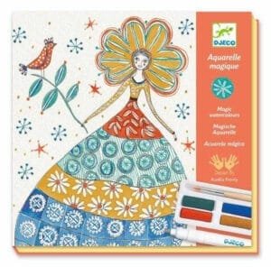 atelier creativ de pictura rochii cu flori djeco4769