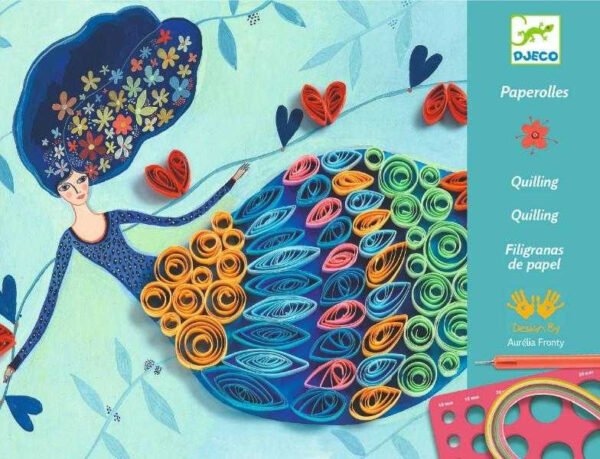 Atelier De Quilling Fete Elegante, Djeco - Imagine 2