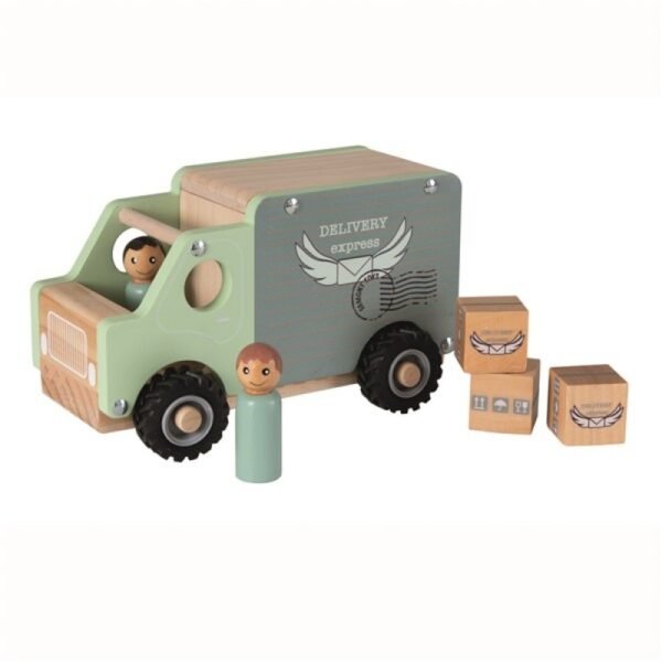 Camion Din Lemn Pentru Transport Marfa, Egmont Toys - Imagine 2