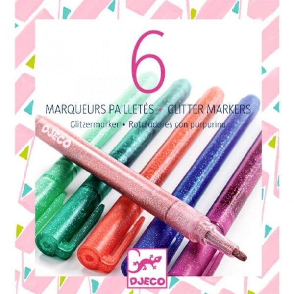 Carioca Marker Cu Sclipici Sweet Djeco5663