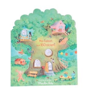 Carte De Colorat Cu Stickere Marea Familie Moulin Roty9197