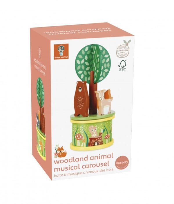 Carusel Muzical Cu Animale De Padure Orange Tree Toys10797
