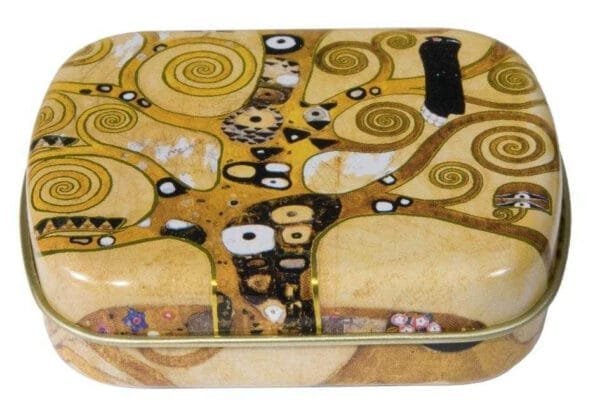 Cutiuta Metalica Klimt Tree Of Life Fridolin2935