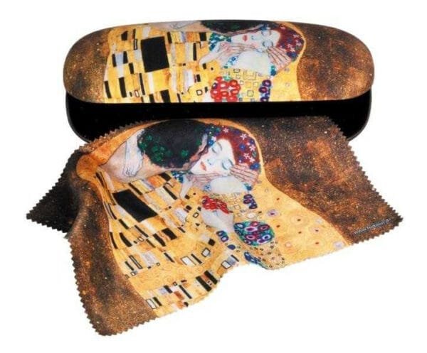 Etui Cu Textil Si Protectie Ochelari Klimt Sarutul Fridolin3983