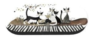 Etui Pentru Ochelari Rosina Wachtmeister Cats Sepia Fridolin4813