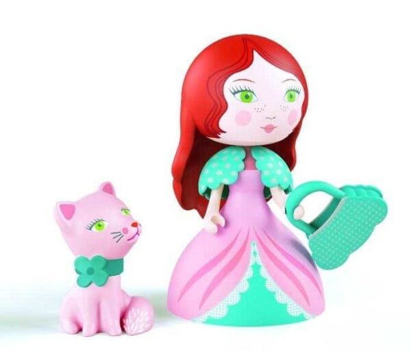 Figurina Arty Toys Printesa Rosa Si Pisicuta Djeco3937