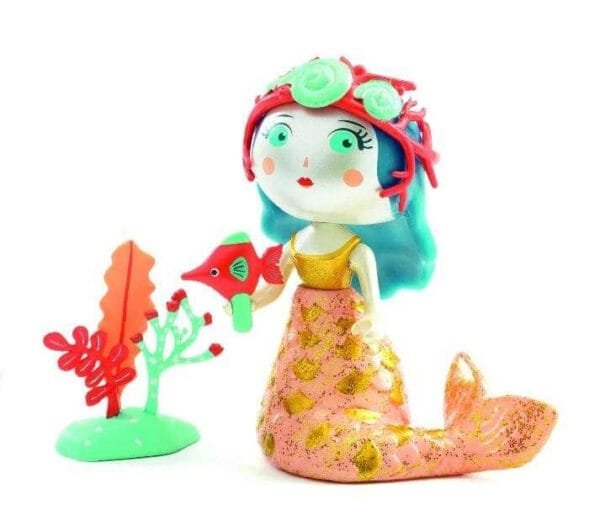 Figurina Arty Toys Printesa Sirena Aby Blue Djeco4400