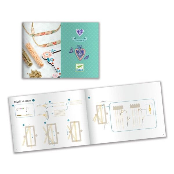 Joc Creativ Bratari Cu Margele Tesute Miyuki Djeco11518
