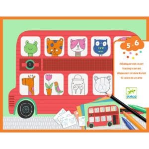 joc creativ de desenat dupa contur djeco9458