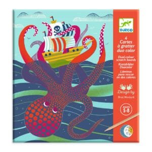 joc creativ de razuit fauna marina djeco9465