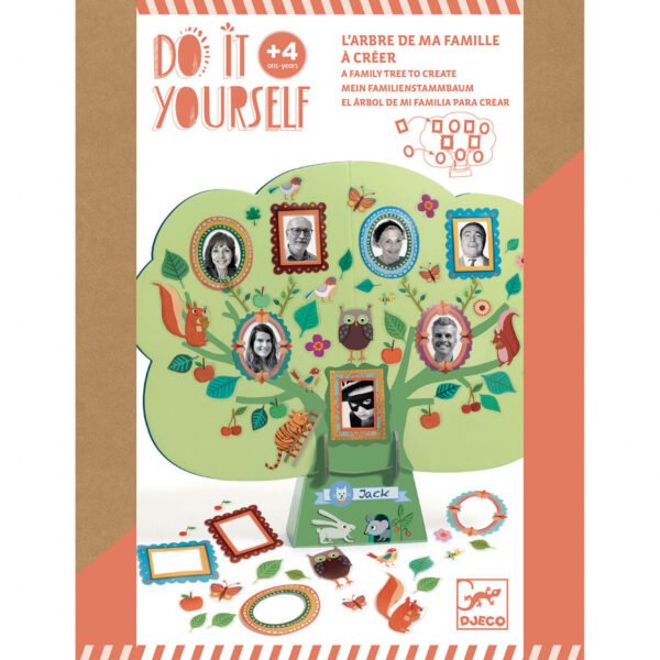 Joc Creativ Diy Arborele Genealogic, Djeco - Imagine 2