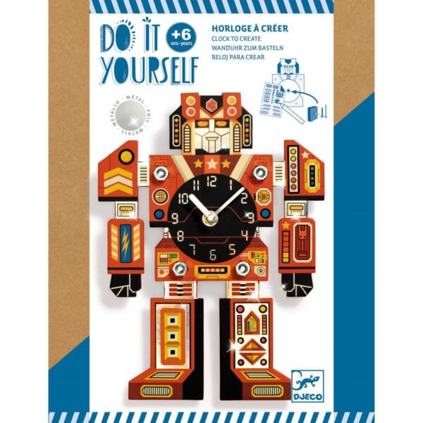 Joc Creativ Diy Ceasul Robot Djeco12444