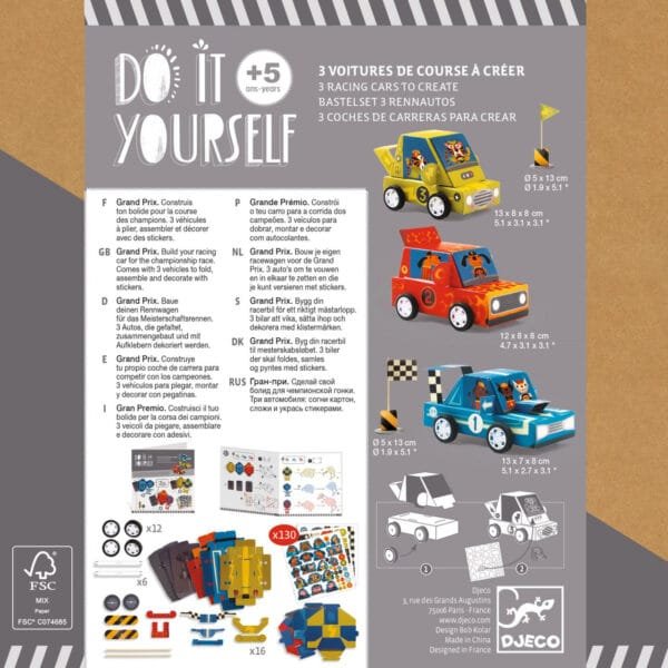 Joc Creativ Diy Grand Prix Djeco11642