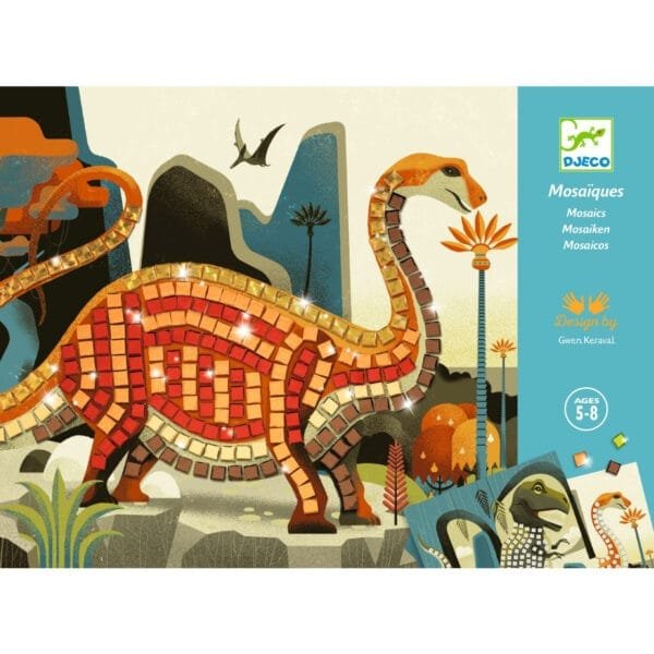 Joc Creativ Mozaic Dinozauri Djeco3684