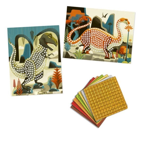 Joc Creativ Mozaic Dinozauri Djeco3996