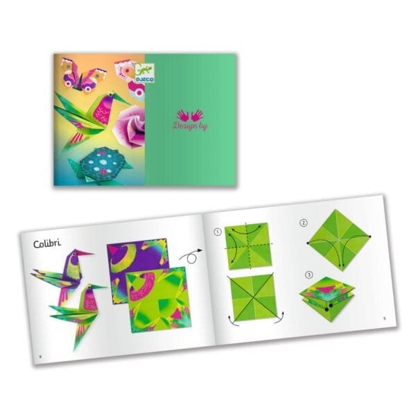 Joc Creativ Origami Animale Si Flori Exotice Djeco13274