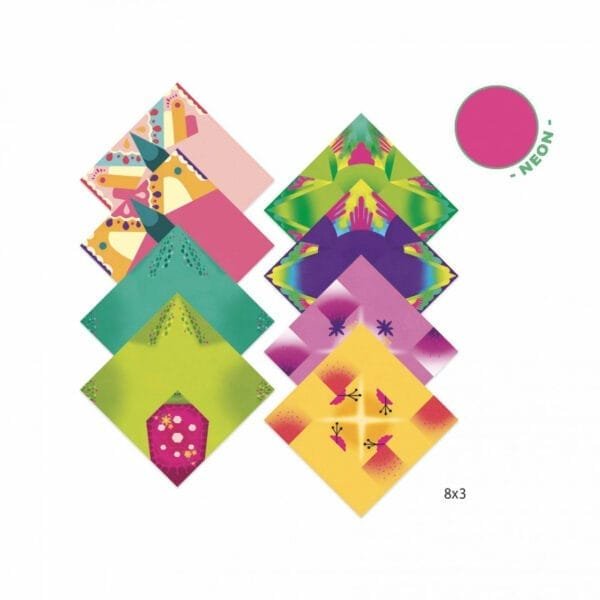 Joc Creativ Origami Animale Si Flori Exotice Djeco5747