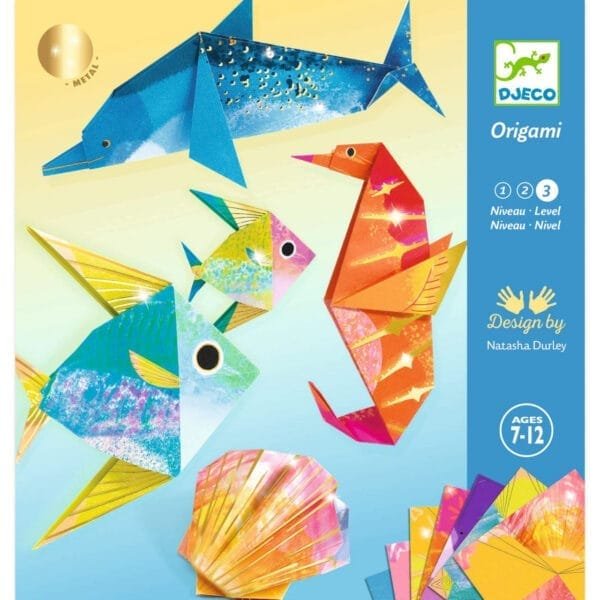 Joc Creativ Origami Creaturi Marine Djeco13276