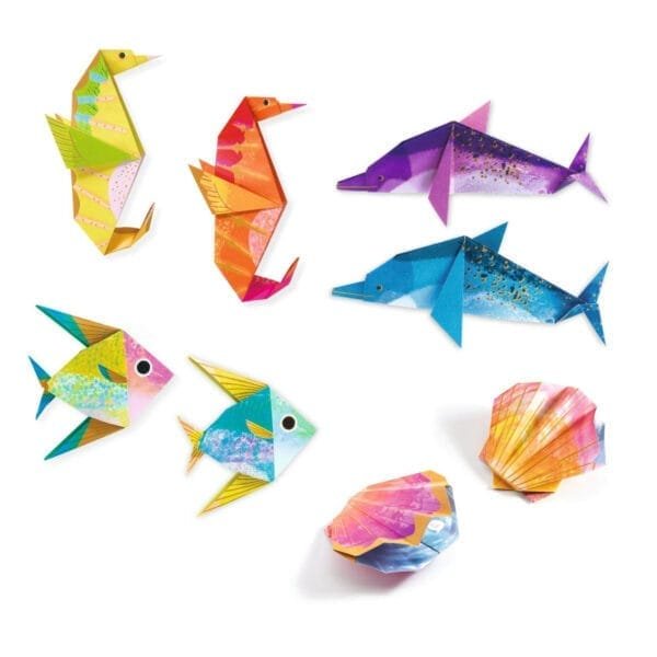 Joc Creativ Origami Creaturi Marine Djeco13277