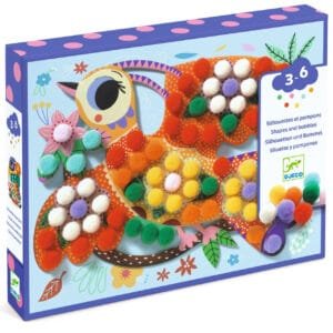 joc creativ pasari cu bilute djeco11155