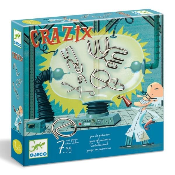 Joc De Logica Crazix 6 Jocuri Metalice Djeco12775