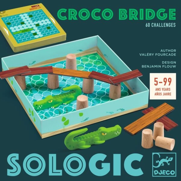 Joc De Logica Podul Crocodilului, Djeco - Imagine 3