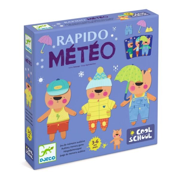 Joc De Memorie Rapido Meteo, Djeco