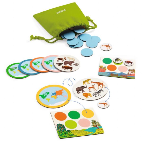 Joc Educativ Loto Animo Mondo, Djeco - Imagine 3