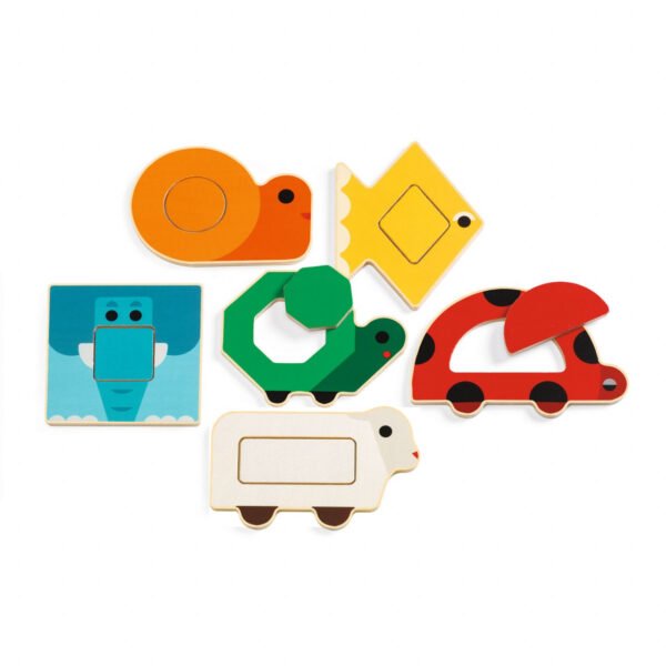 Joc Educativ Puzzle Duobasic, Djeco - Imagine 2