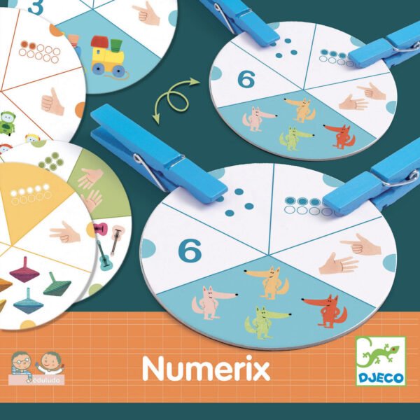 Joc Eduludo Numere Numerix, Djeco - Imagine 2