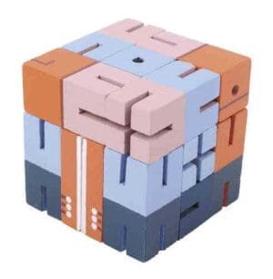 Joc Logic Iq 3D Puzzle Baiat Albastru Fridolin3040