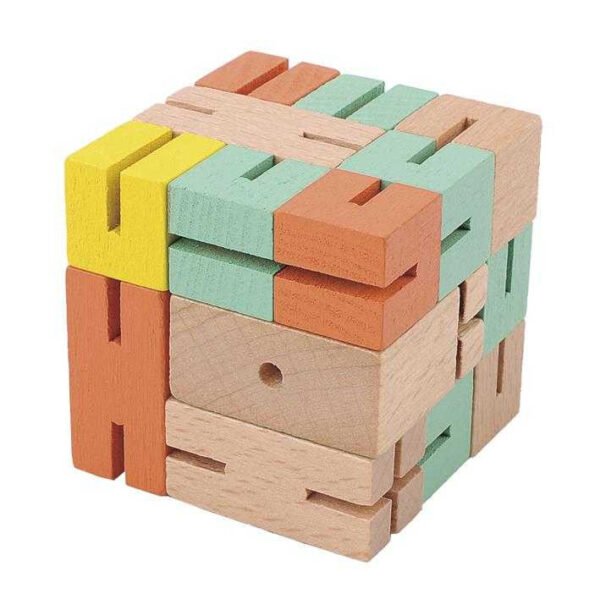 Joc Logic Iq 3D Puzzle Baiat Verde, Fridolin