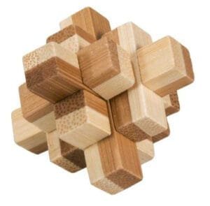 Joc Logic Iq 3D Puzzle In Cutie Metalica Block Fridolin2380