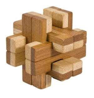 Joc Logic Iq 3D Puzzle In Cutie Metalica Doubleblock Fridolin2378