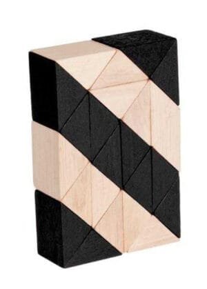 joc logic iq 3d puzzle sarpe natur negru fridolin4388