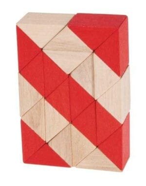 Joc Logic Iq 3D Puzzle Sarpe Natur Rosu Fridolin4387