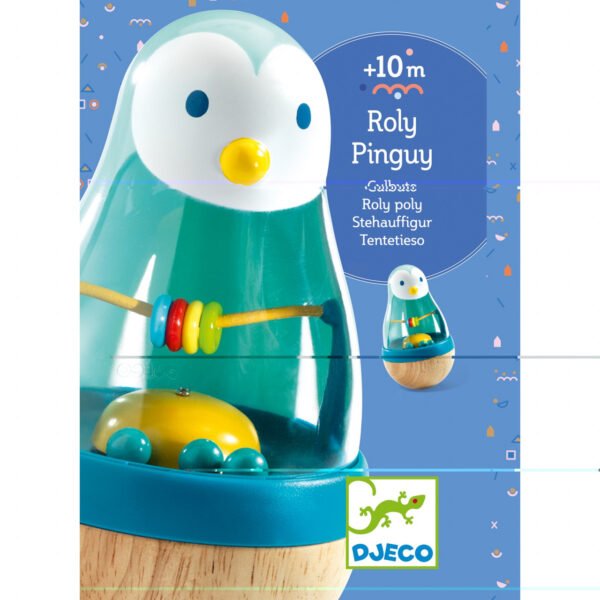 Jucarie Bebe Roly Pingui, Djeco - Imagine 2