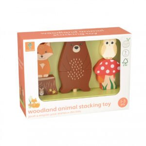 Jucarie Din Lemn De Stivuit Cu Animalele Padurii Orange Tree Toys12300