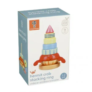 Best Buy Babys - Jucarii inteligente pentru copii 15 jucarie din lemn de stivuit cu crab orange tree toys12317