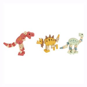 Jucarie Educativa Flexibila Din Lemn Dinozaur Egmont Toys11472