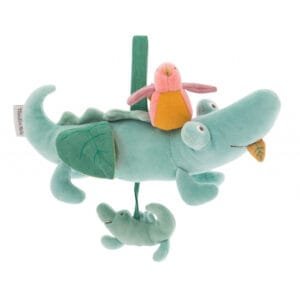 jucarie senzoriala bebe crocodilul cu activitati moulin roty6936